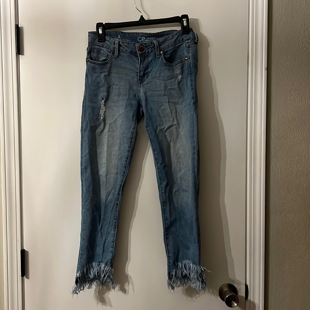Cp jeans. so cute. fringe bottoms.
